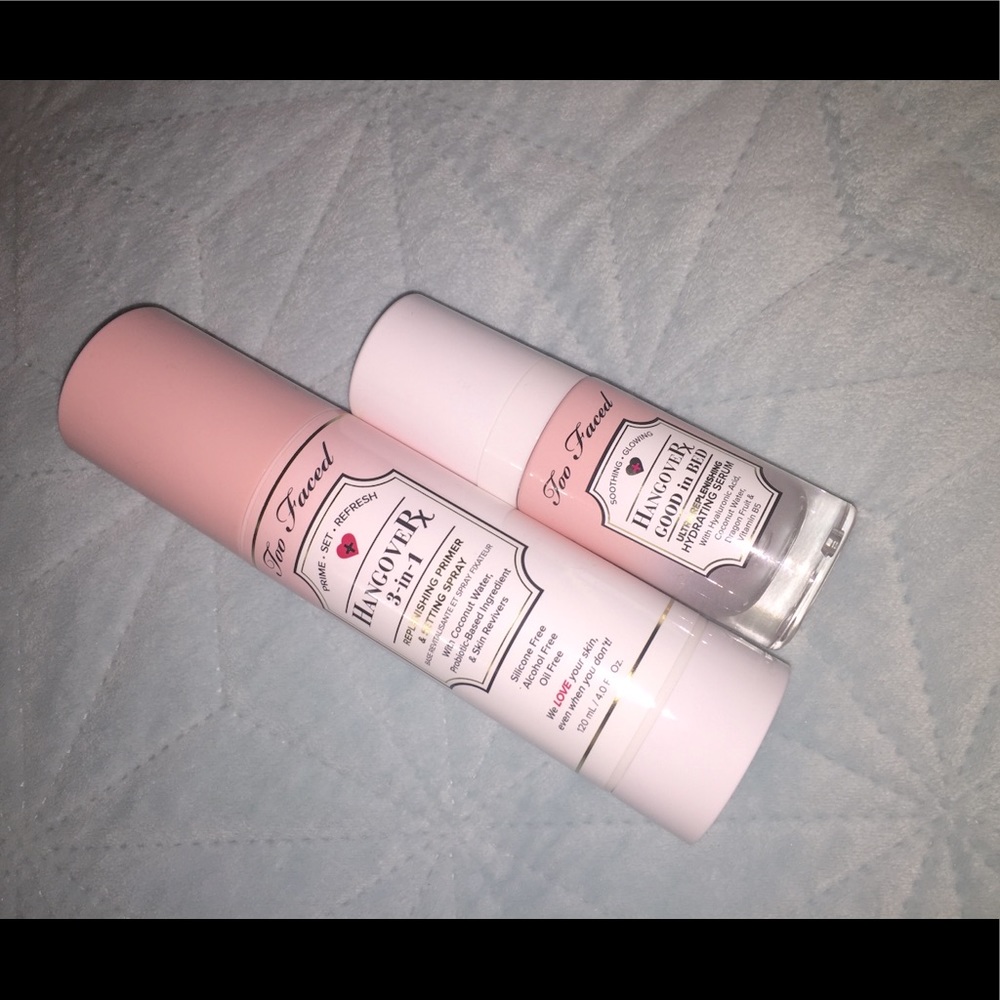 Brand New Two Faced Hydrating Make Up set